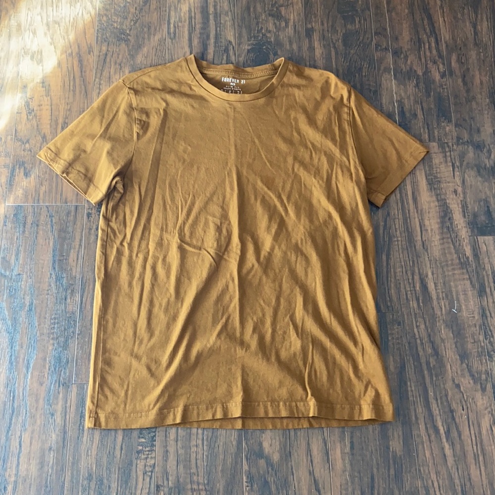 Mustard short sleeve t-shirt